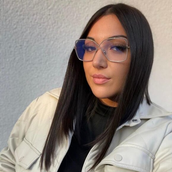 🕶️ New Tom Ford FT5841-B 016  Eyeglasses - Palladium Frame 59mm - Picture 2 of 10